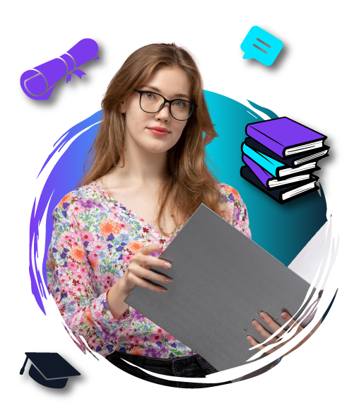 Student holding study folder representing professional BTEC Assignment Writing Service for academic success.